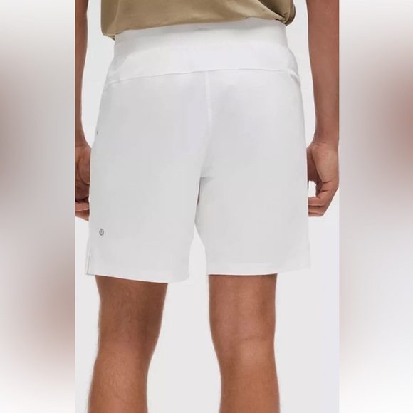 Lululemon Zeroed Mens Linerless 6” Shorts Sz Small White - Picture 2 of 7